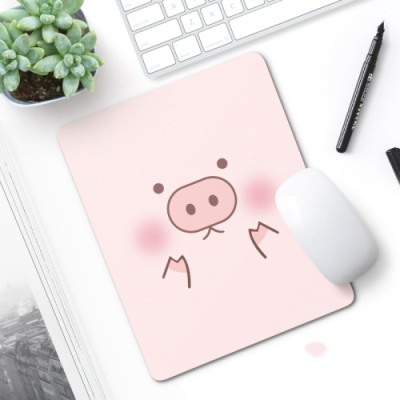 Mousepad Rubber Mouse Pad 21x26 cm — Stunning Pig (G-MP-P-004)