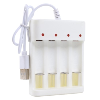 Battery Charger AA/AAA. USB. x4. cable