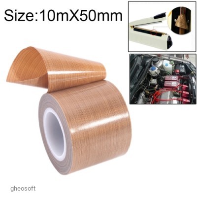 Тефлоновая термостойкая лента G-TAPE-TEFLON-50MM (10м x 50мм)