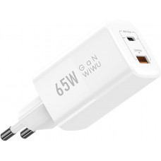 Сетевое зарядное устройство Wiwu Wi-U012 65W PD+QC